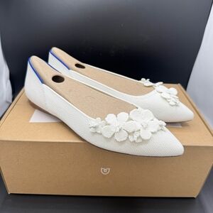 Rothy's The Petal Point II in White